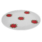 Planche à découper ronde pour gâteau de Noël (Coin)