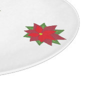 Planche à découper ronde pour gâteau de Noël (Coin)