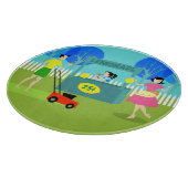 Planche à découper ronde Retro Lemonade (Coin)