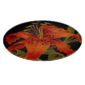 Planche à découper ronde Tiger Lily (Coin)