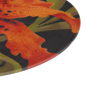 Planche à découper ronde Tiger Lily (Coin)