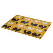 Planche À Découper Roosters rustique Motif de ferme (Coin)