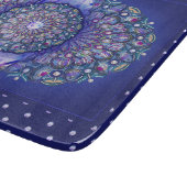 Planche À Découper Rosace bleue (Coin)