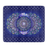 Planche À Découper Rosace bleue (Devant)