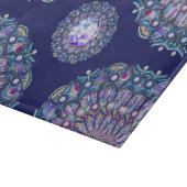 Planche À Découper Rosace bleue (Coin)