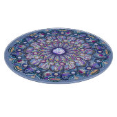 Planche À Découper Rosace bleue (Coin)