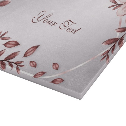 Planche à découper rose (Coin)