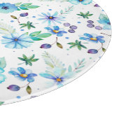 Planche À Découper Rose bleu (Coin)