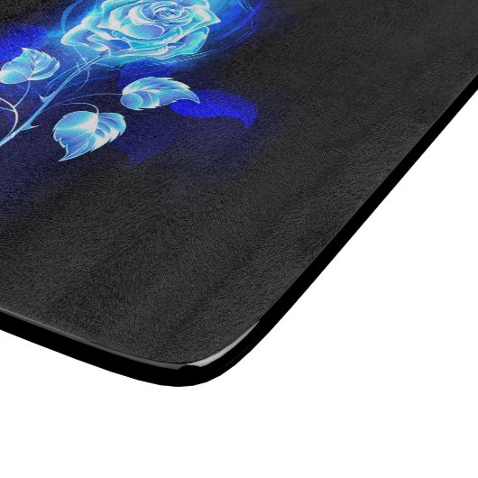 Planche À Découper Rose bleu brûlant (Coin)