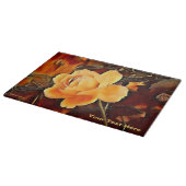 Planche À Découper Rose de flamme (Coin)