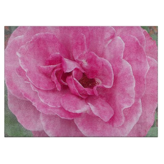 Planche À Découper Rose de jardin rose (Devant)