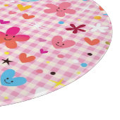 Planche À Découper rose de motif de bande dessinée d'amusement (Coin)