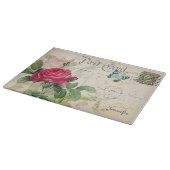 Planche À Découper Rose de rose personnalisable (Coin)