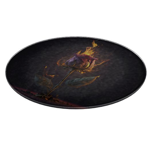 Planche À Découper rose en feu (Coin)