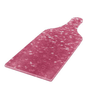 Planche À Découper Rose faux scintillant léger rose pâle