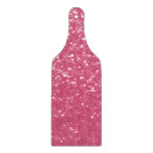 Planche À Découper Rose faux scintillant léger rose pâle (Devant)