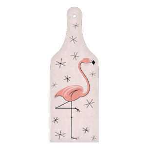 Planche à découper rose flamant