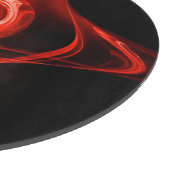 PLANCHE À DÉCOUPER ROSE FRACTAL ROUGE EN NOIR (Coin)