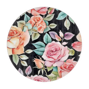 Planche À Découper Rose Garden Motif Design