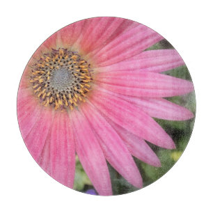 Planche à découper rose Gerbera Daisy