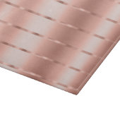 Planche À Découper Rose Gold Ruban Arc Bridal Shower (Coin)