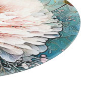 Planche À Découper Rose Gold Turquoise Bloom Art (Coin)