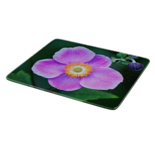 Planche à découper rose japonais anémone (Coin)