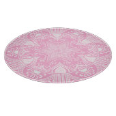 Planche À Découper Rose Mandala (Coin)