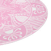 Planche À Découper Rose Mandala (Coin)