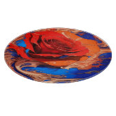 Planche À Découper Rose marbré Abstrait (Coin)