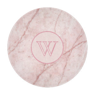 Planche À Découper Rosé Marbre Bio Rouge Poussiéreux Blush 