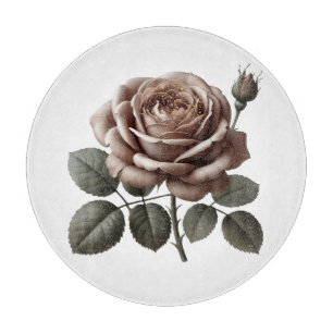 Planche À Découper Rose Neutre Tacheté d'Or Élégant