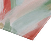 Planche À Découper Rose Or Vert Bleu Rouge Abstrait (Coin)