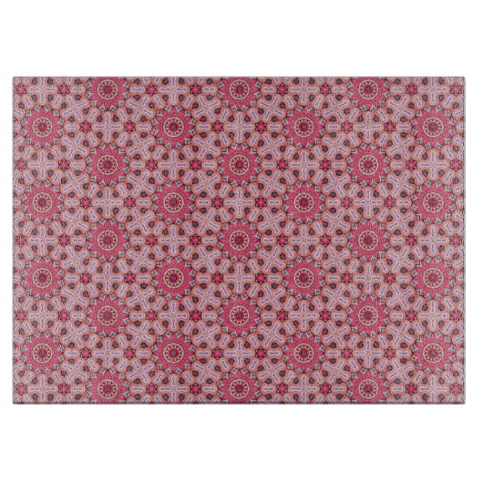 Planche À Découper Rose Petal Tile Pattern (Devant)