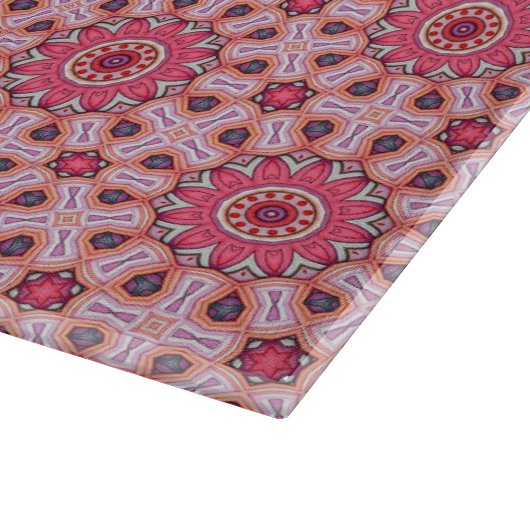 Planche À Découper Rose Petal Tile Pattern (Coin)