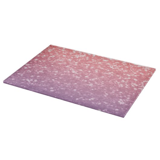 Planche À Découper Rose rose violet lavande faux pétille parties scin (Coin)