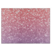 Planche À Découper Rose rose violet lavande faux pétille parties scin (Devant)