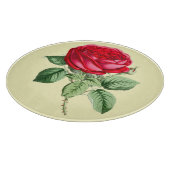 Planche À Découper Rose rouge antique (Coin)