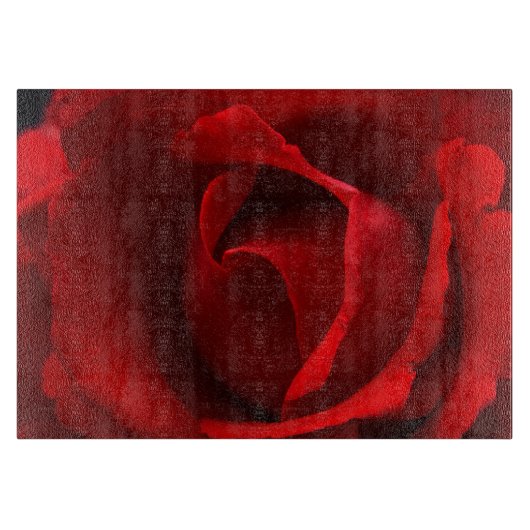 Planche À Découper Rose rouge cbcnm (Devant)