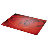 Planche À Découper Rose rouge en forme de coeur (Coin)