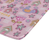 Planche à découper rose scandinave Hen House Count (Coin)