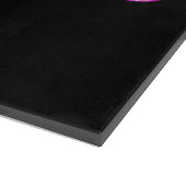 Planche À Découper rose sur paix noire (Coin)