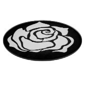 Planche À Découper Rose tribal noir blanc (Coin)