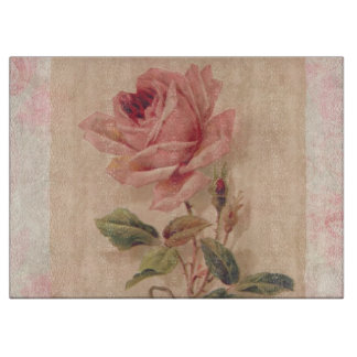 Planche À Découper Rose victorien sensible de rose