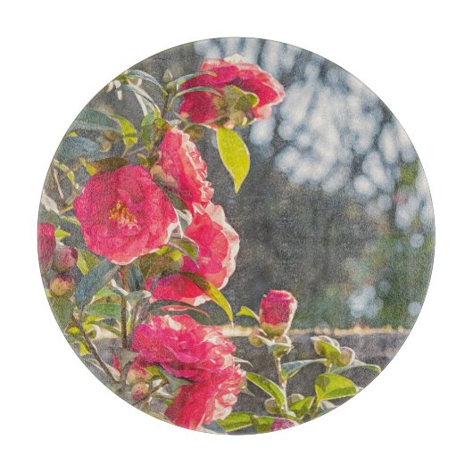 Planche À Découper Roses  (Devant)