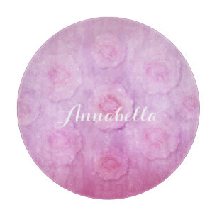 Planche À Découper Roses aquarelle