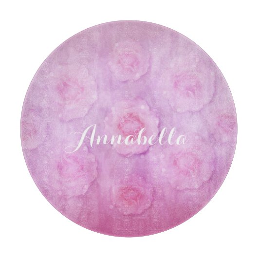 Planche À Découper Roses aquarelle (Devant)