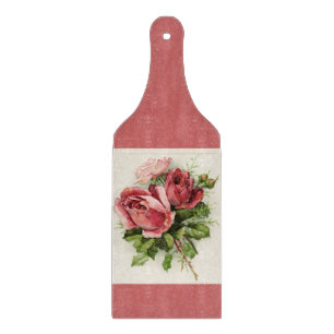 Planche À Découper Roses d'antiquités vintages