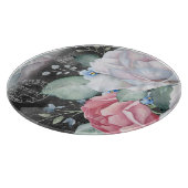 Planche À Découper Roses de tableau de bord aquarelle (Coin)