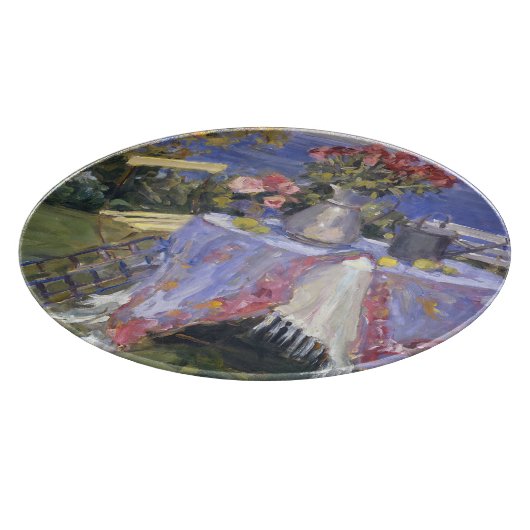 Planche À Découper Roses par la mer (Coin)